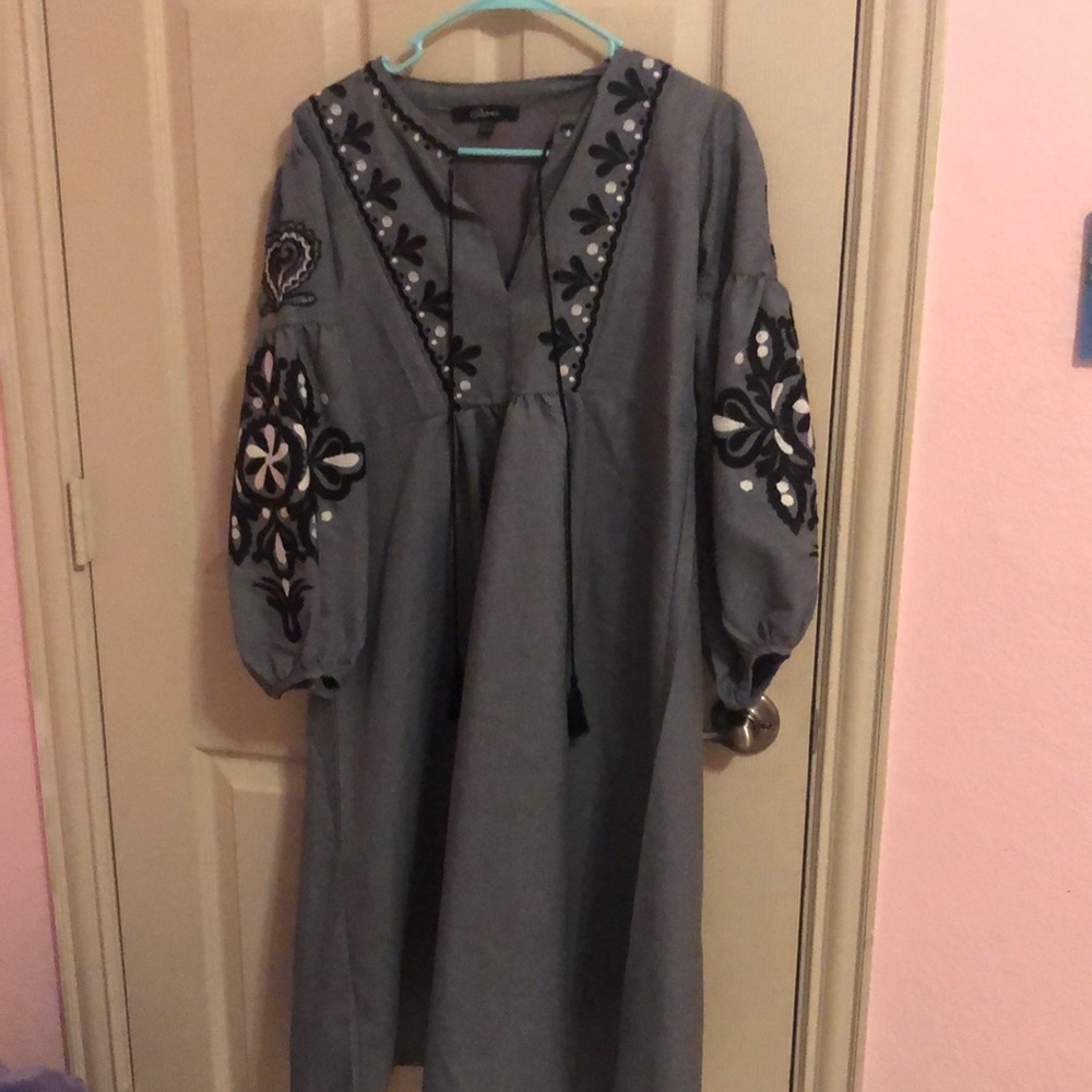 Long grey dress
